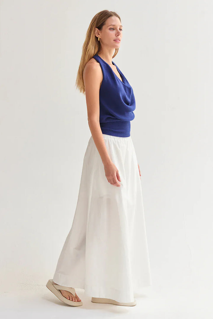 Crescent Maxi Skirt Margo Gathered Poplin Maxi Skirt