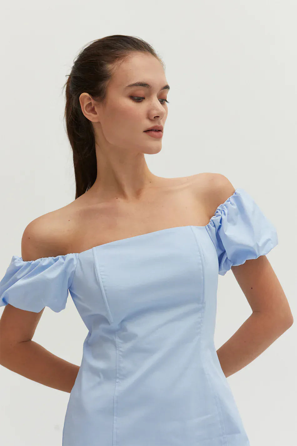abigail mini dress Abigail Mini Dress – Teal Poppy
