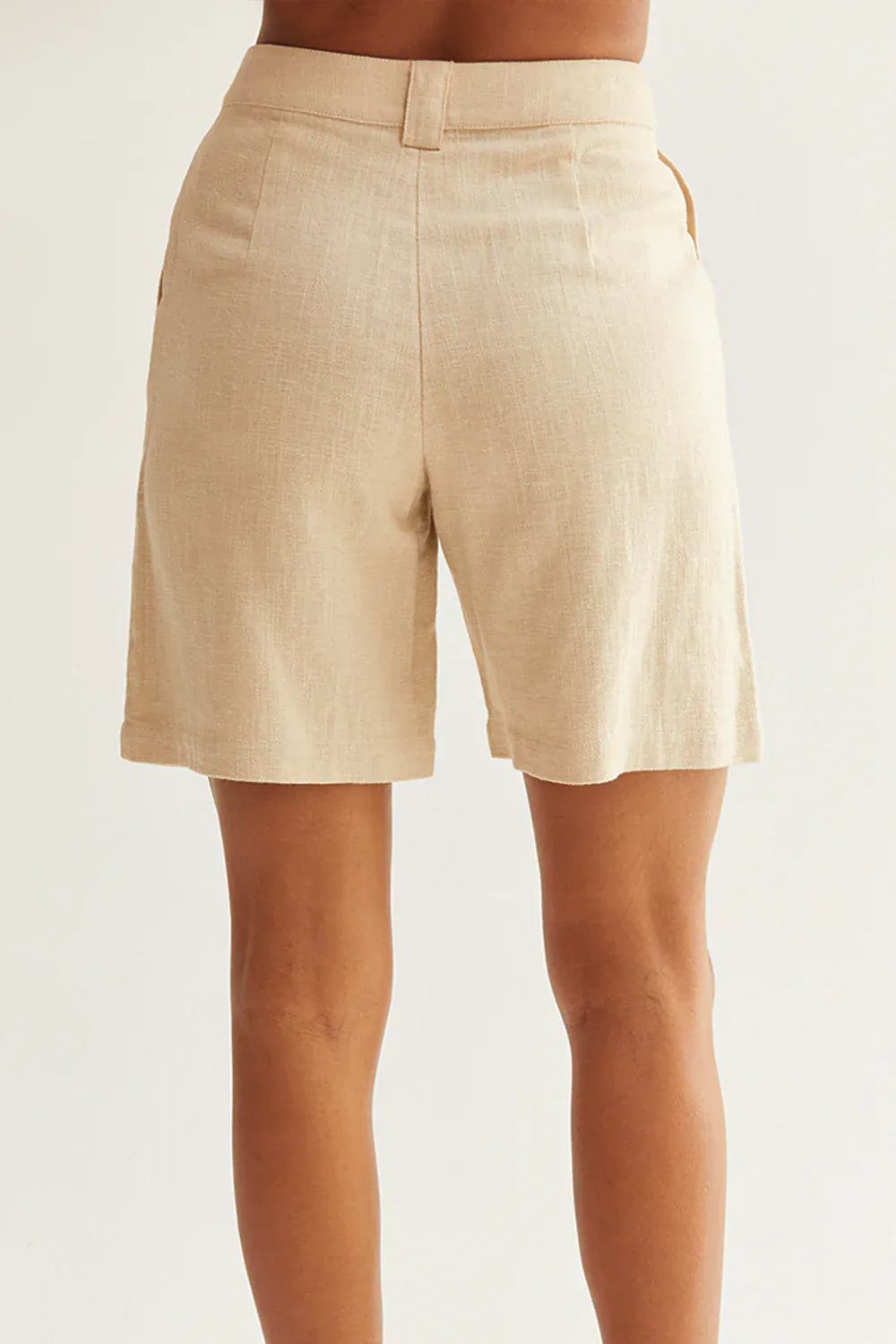 Crescent Shorts Shane Linen Bermuda Pants