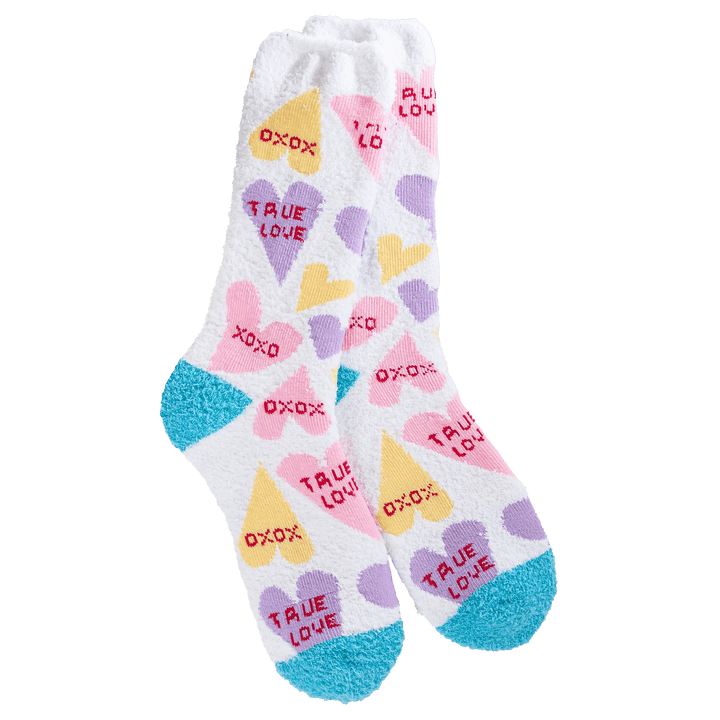 Crescent Sock Company Socks Candy Hearts Crescent Cozy Socks