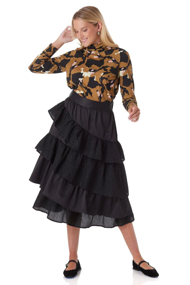 Crosby by Mollie Burch Skirt Black / S Kitt Skirt