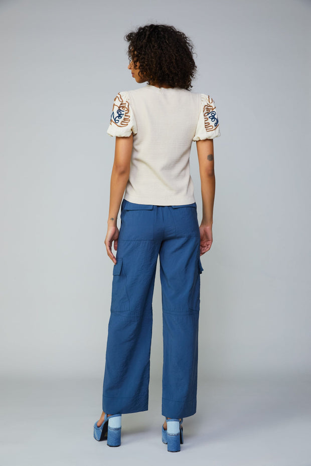 Current Air Sawyer Texture Stitch Sweater Top