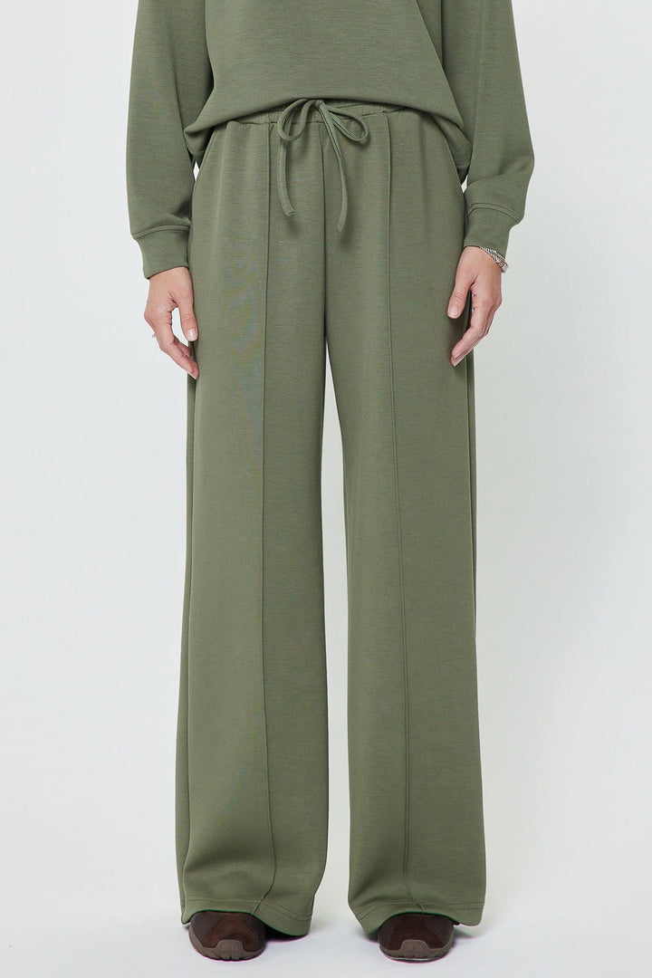 Current Air Sweatpants Olive / XS Kylie Wide Leg Sweatpants