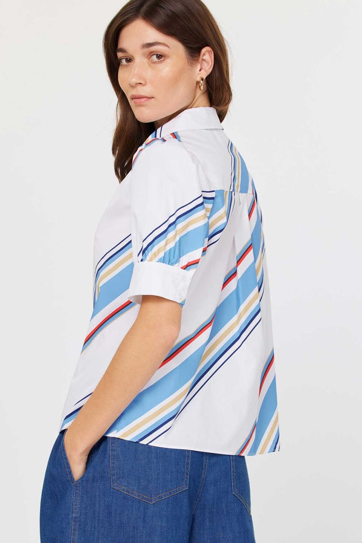 Current Air Top Brooke Print Top