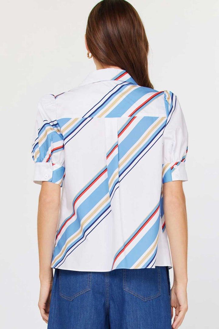 Current Air Top Brooke Print Top