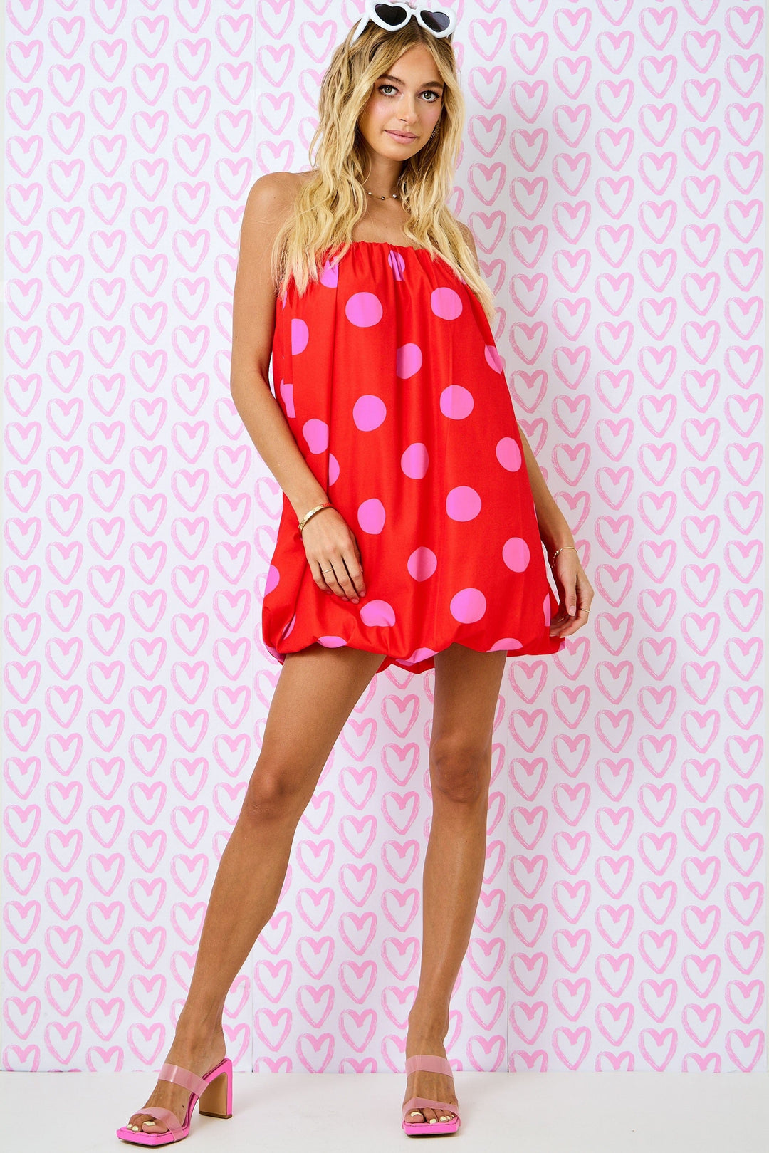 Day + Moon Dress Dots of Love Tube Dress