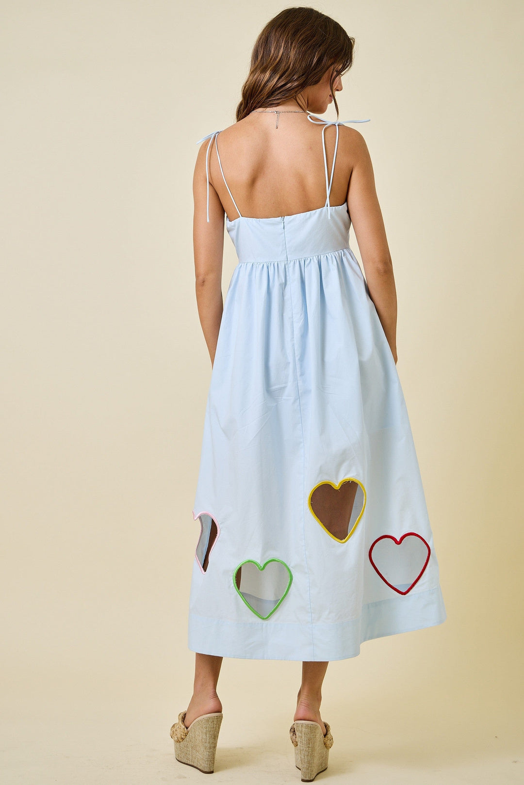 Day + Moon Dress Heart Cut Out Dress