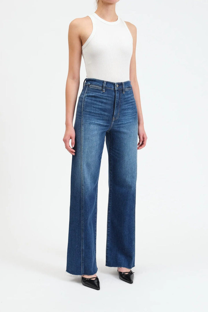 Daze Denim Far Out Seam Wide Leg Denim