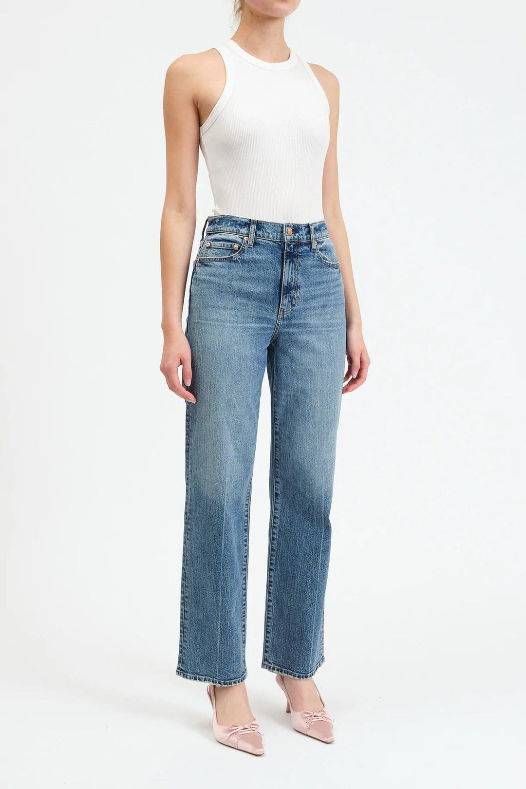 Daze Denim Sundaze High Rise Straight Denim