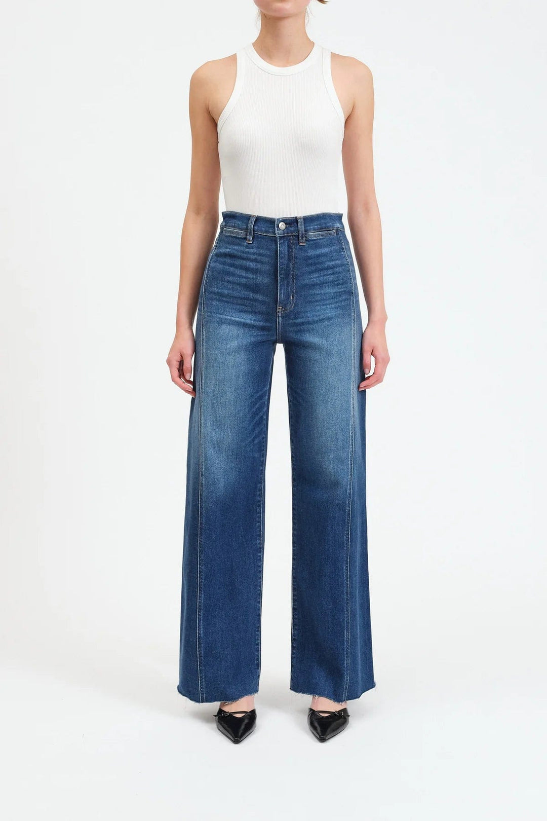 Daze Denim Waterfall / 24 Far Out Seam Wide Leg Denim