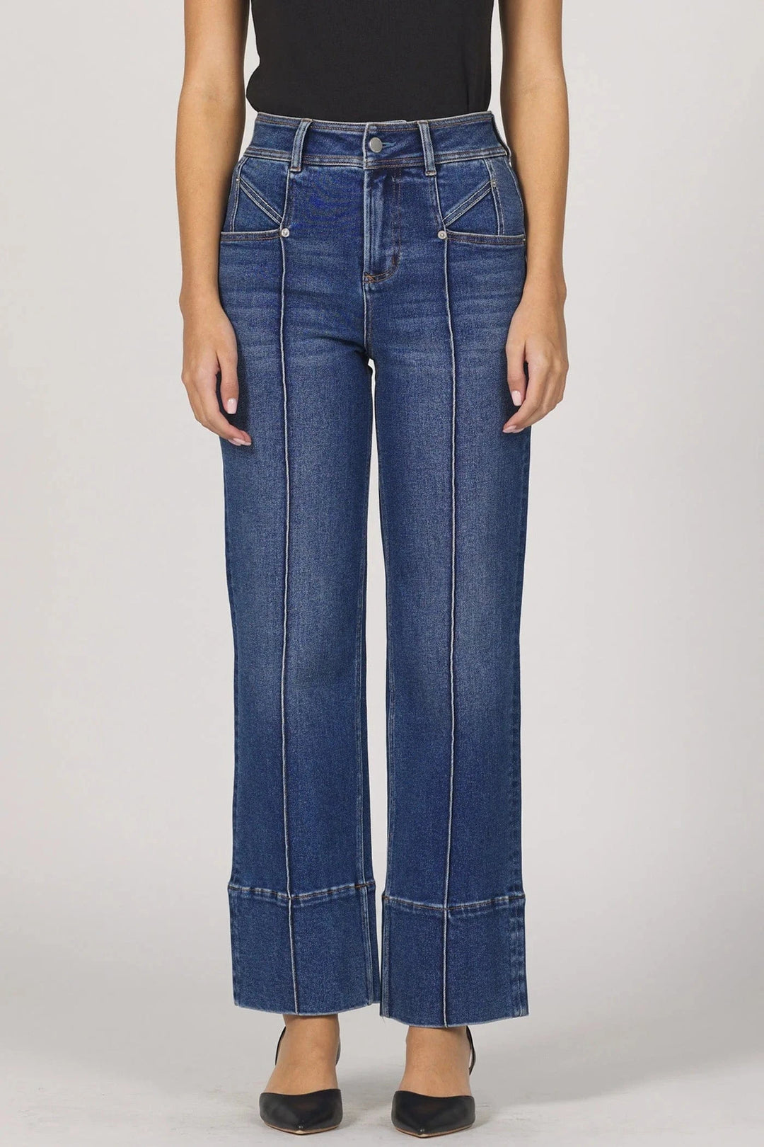 Dear John Denim Denim Midtown / 24 Holly Straight Leg Denim