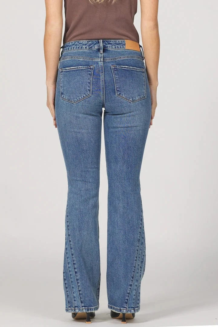 Dear John Denim Denim Rosa Mid Rise Denim