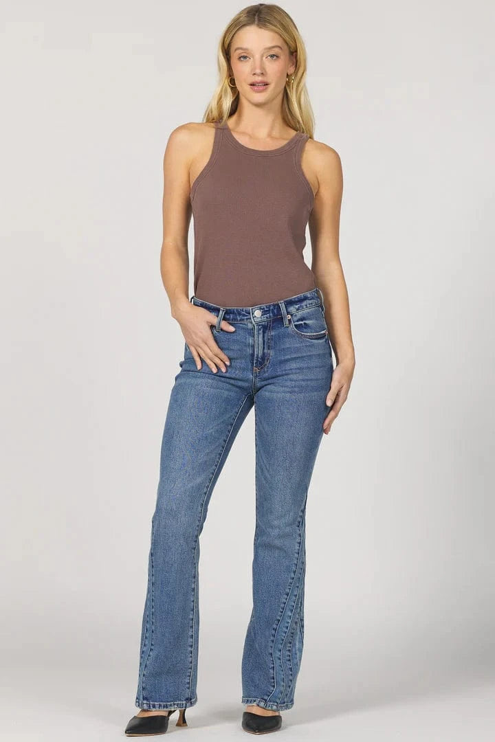Dear John Denim Denim Rosa Mid Rise Denim