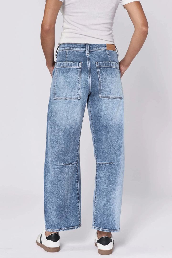 Dear John Denim Lasso High Rise Cropped Loose Fit Jeans