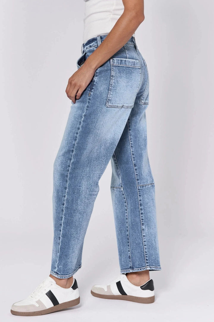 Dear John Denim Lasso High Rise Cropped Loose Fit Jeans