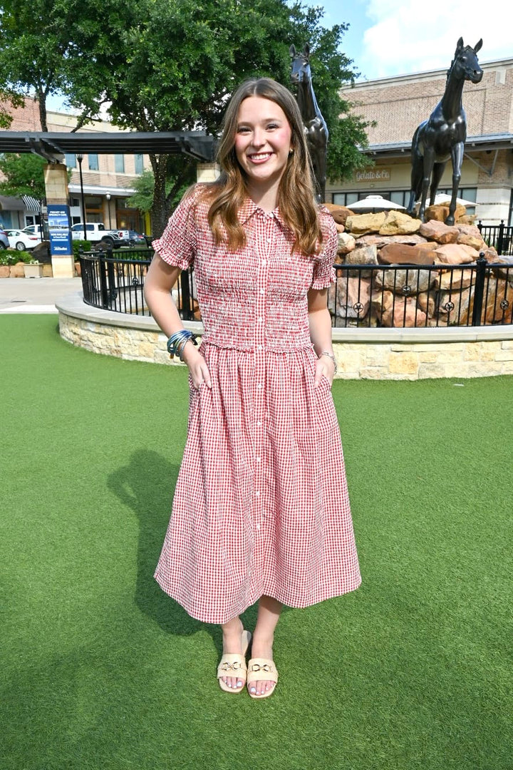 Design History New York Dress Saylor Gingham Dress