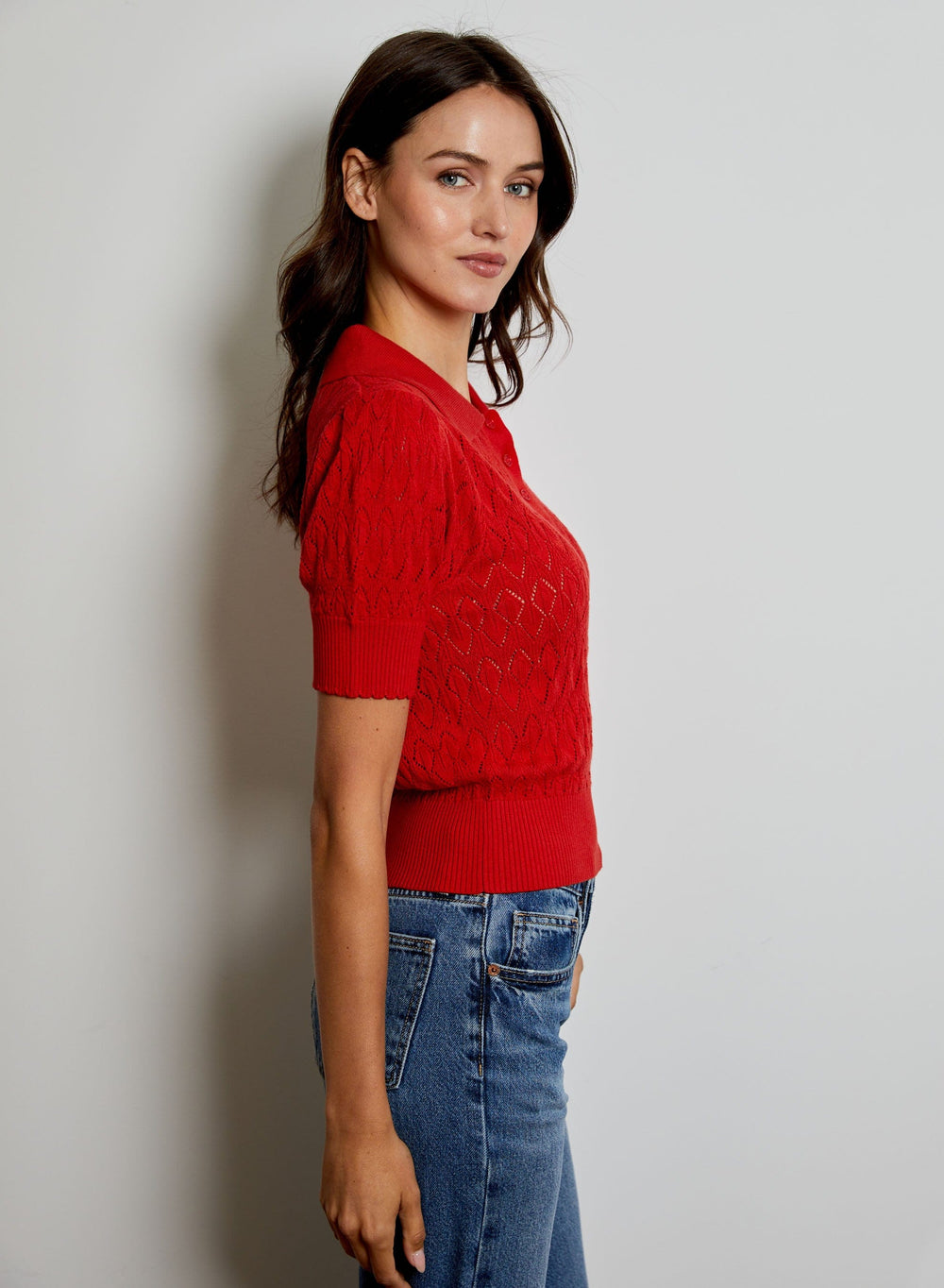 Design History New York Top Emery Collared Top