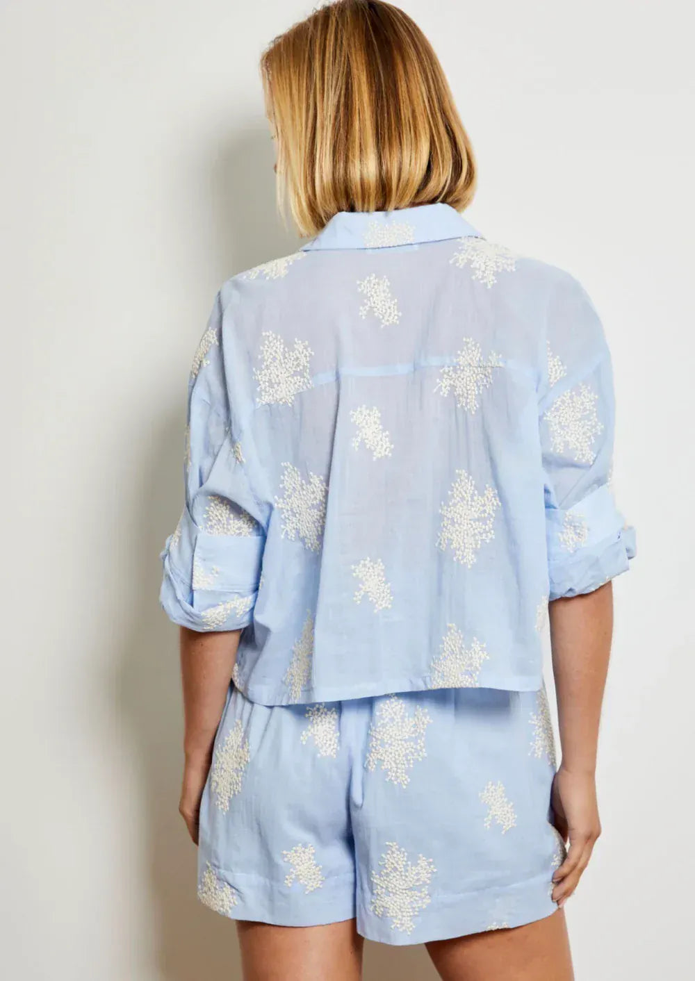 Design History New York Top Michelle Embroidered Blouse