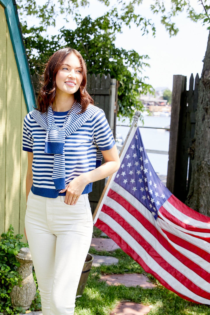 Design History New York Top Riley Striped Top
