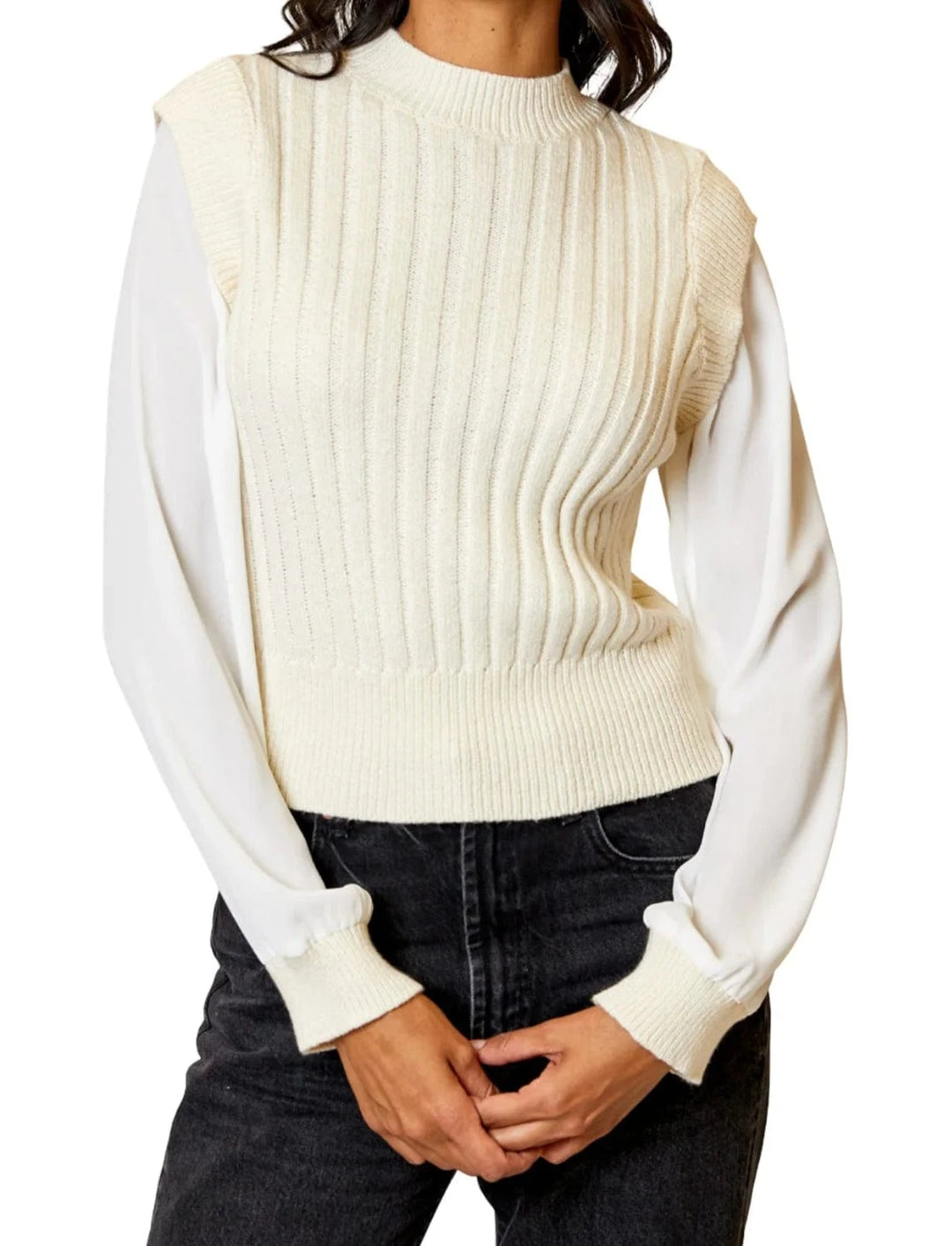 Design History Sweater Canvas / S Design History Mixed Sweater