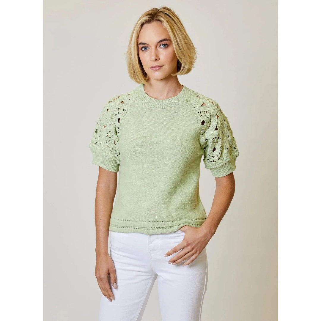 Design History Sweater Pistachio / S Erin Crochet Sweater
