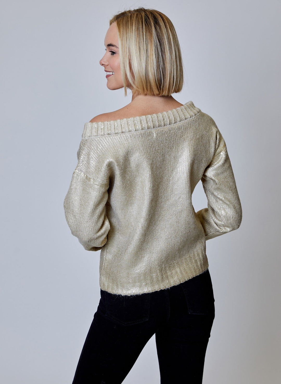 Design History Sweater Sara Shimmer Sweater