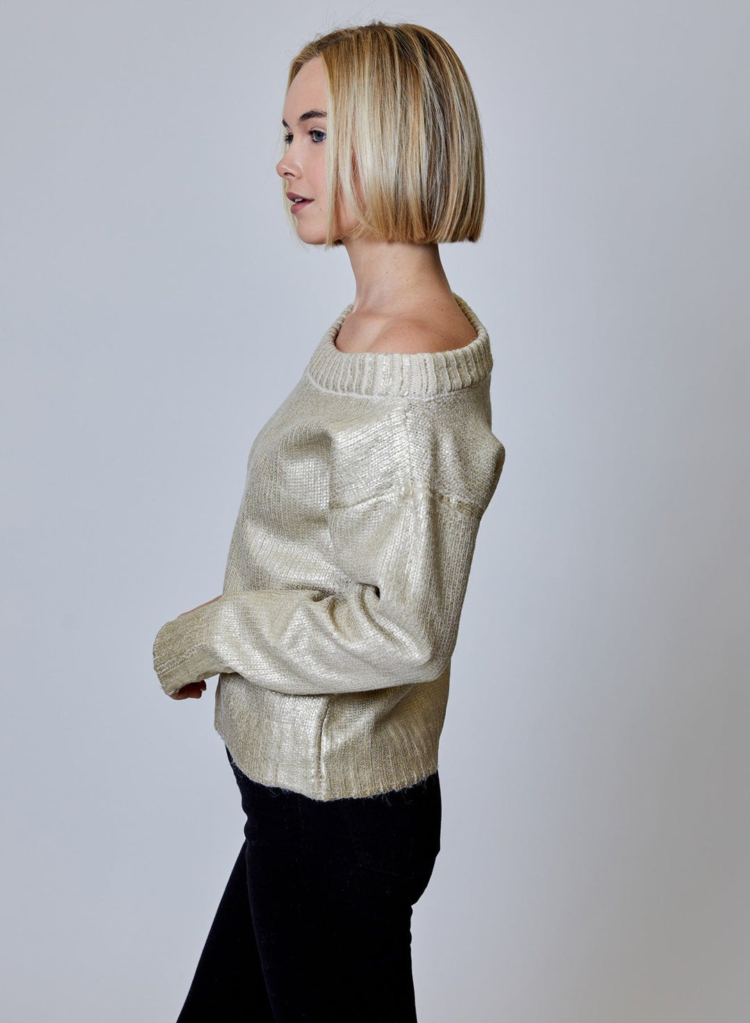 Design History Sweater Sara Shimmer Sweater