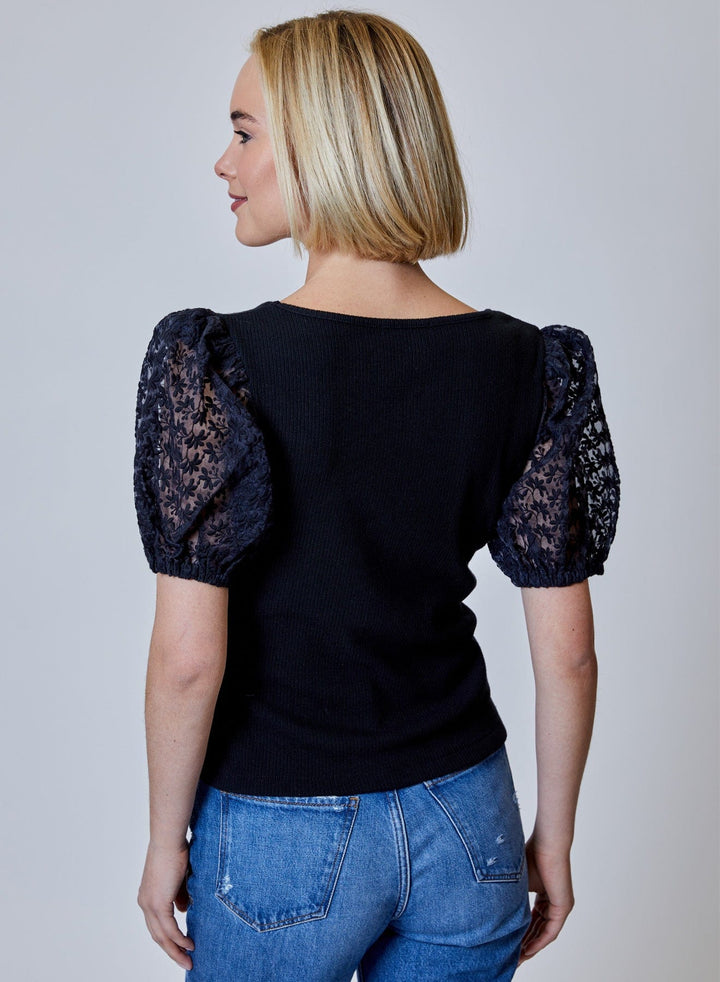 Design History Top Leila Puff Sleeve Top