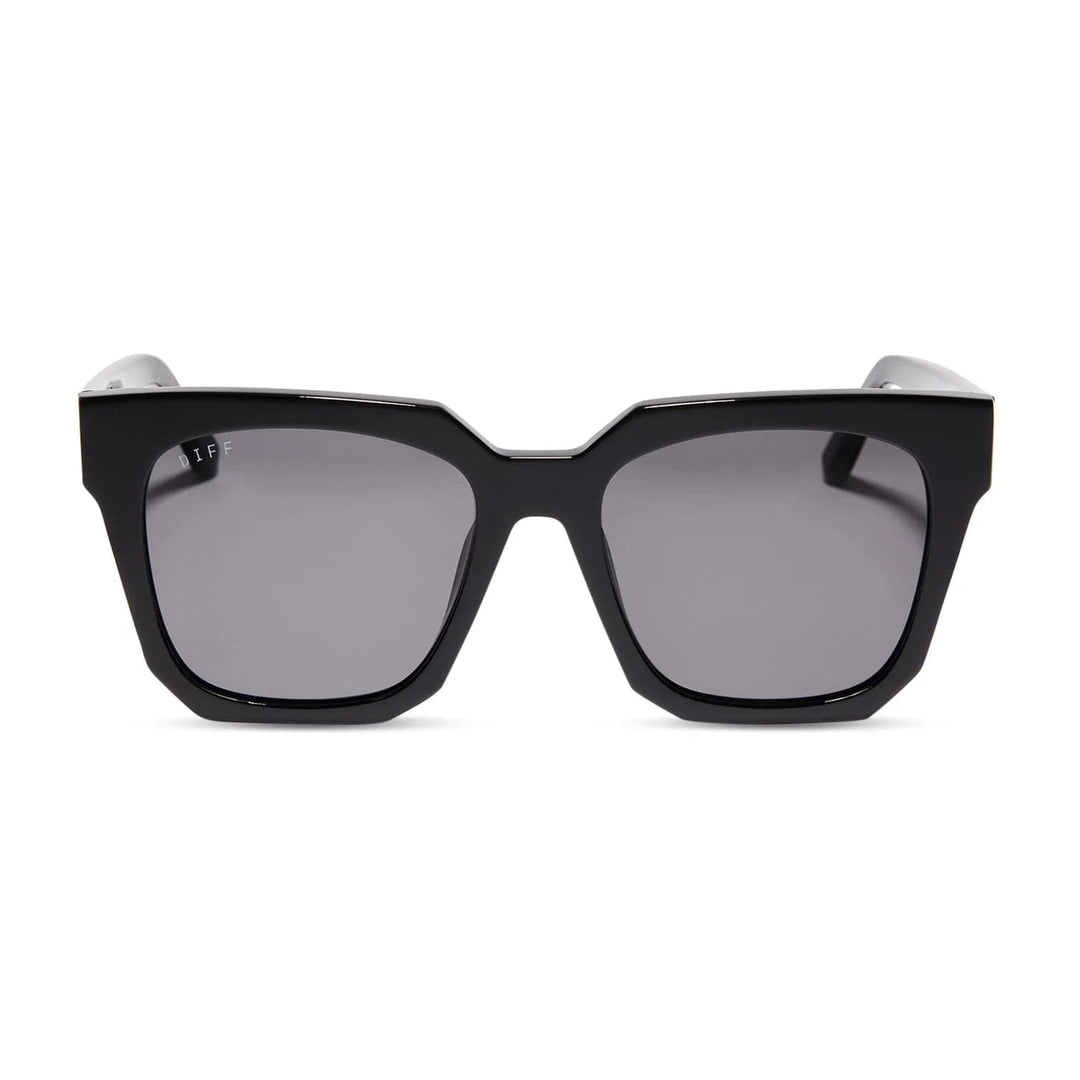 DIFF Eyewear Black Grey Ariana II Square