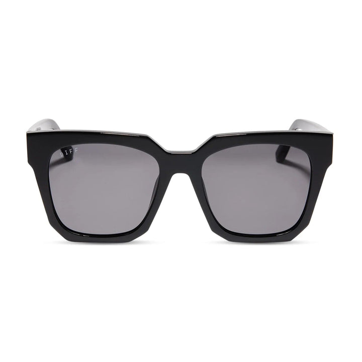 DIFF Eyewear Black Grey Ariana II Square