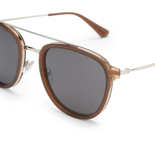 DIFF Eyewear Camden Round - Whiskey Grey