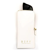 DIFF Eyewear White Soft Side Zipper Case