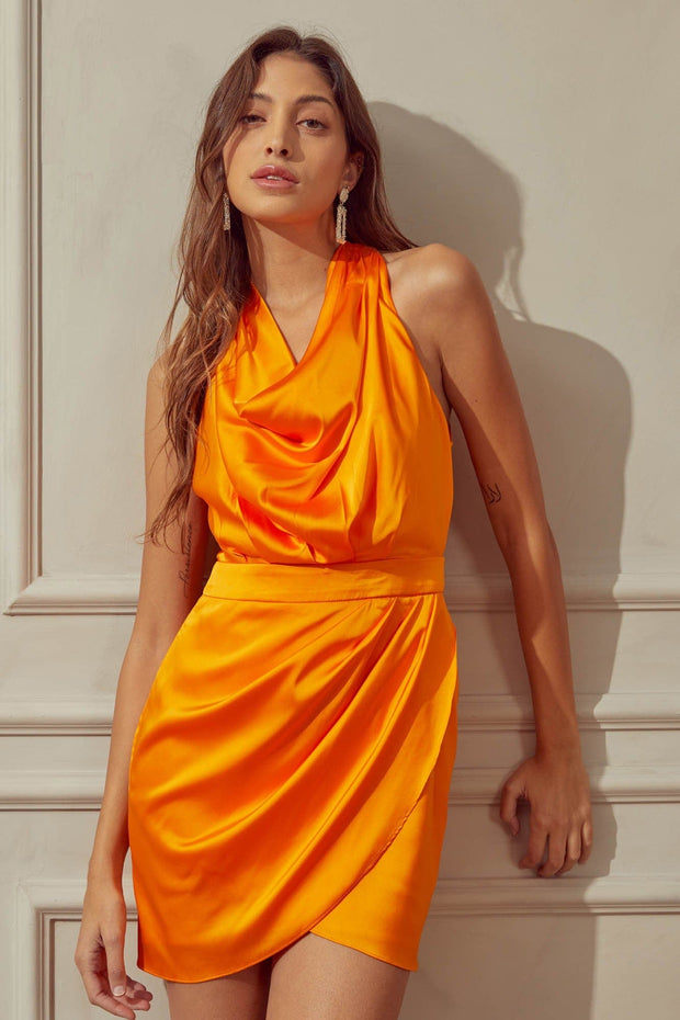 Do+Be Dress Flame Orange / S Georgia Wrap Dress