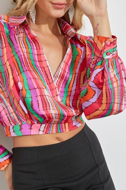 Do+Be Top Remi Wrap Top