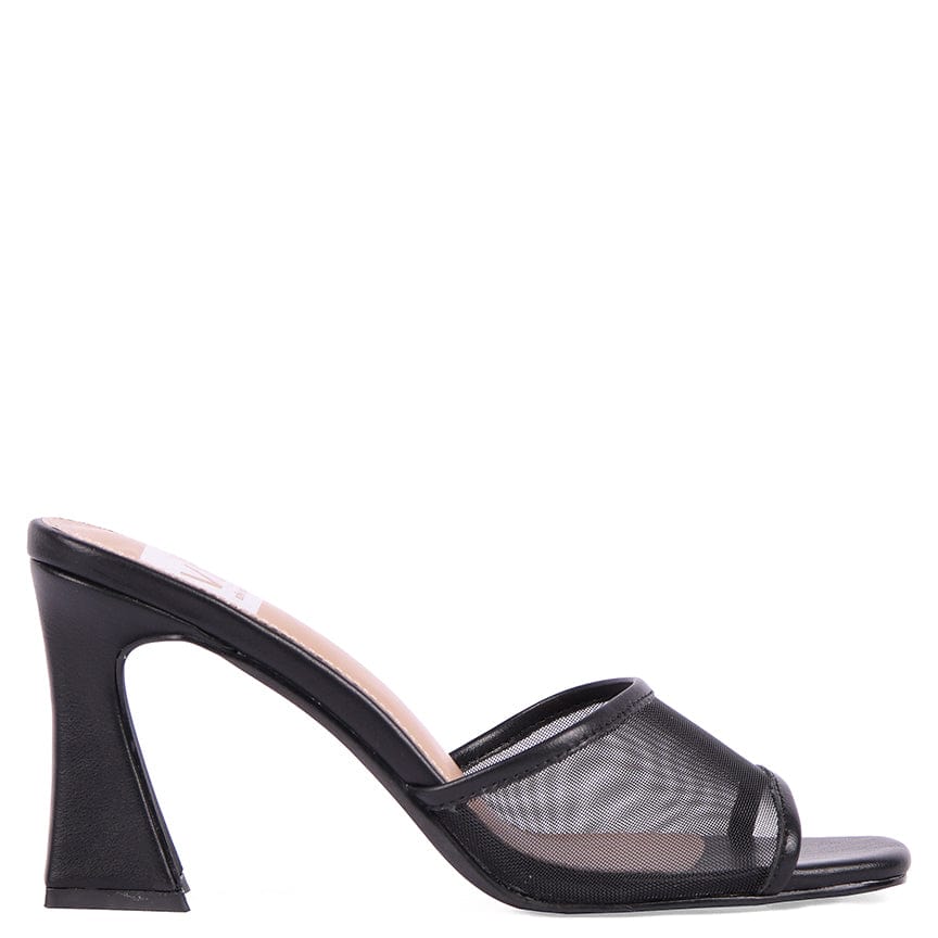 Dolce Vita Sandal Black Mesh / 6 Yossi Sandals