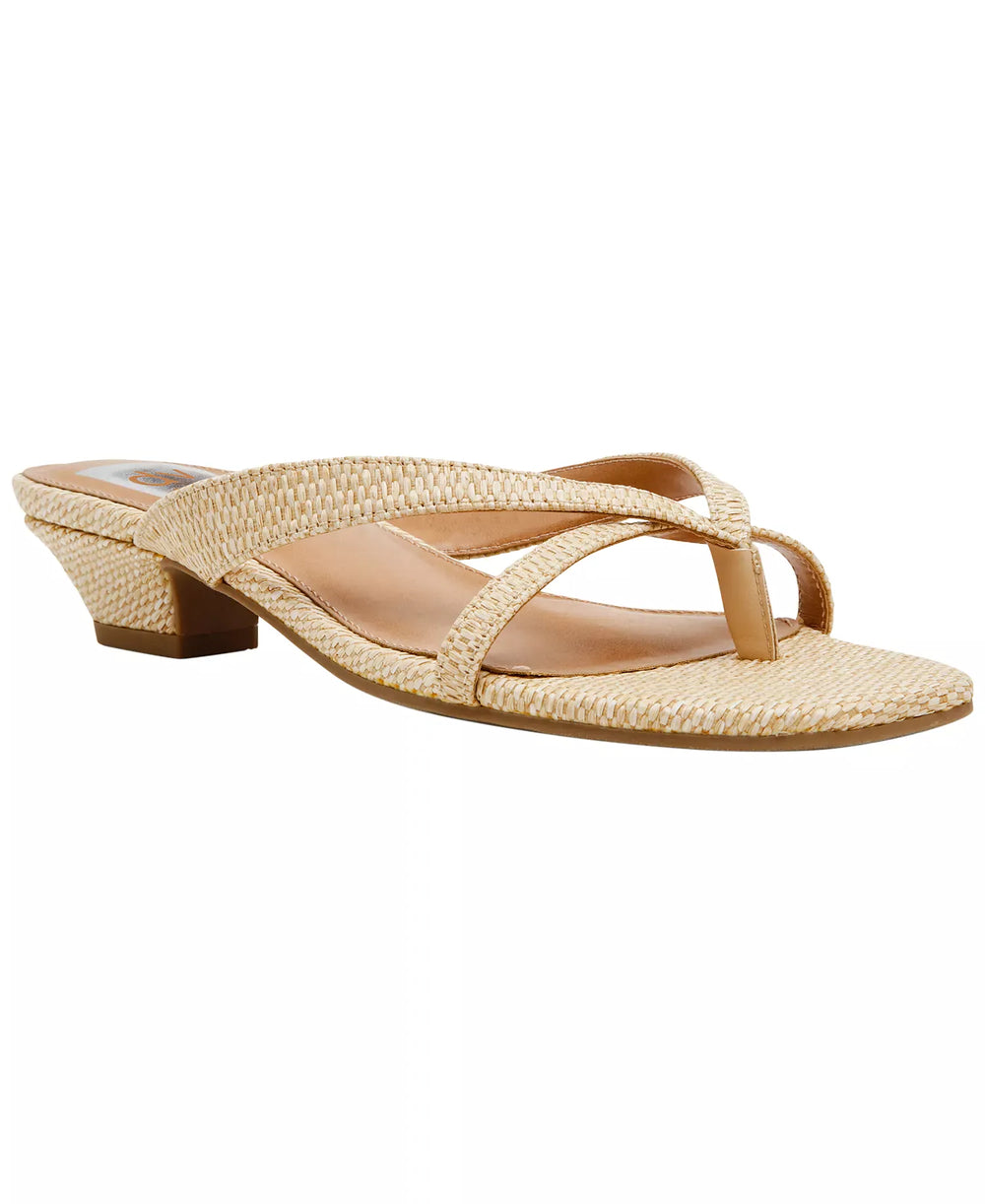 Dolce Vita Bex Sandals with raffia straps and open toe design, stylish summer footwear for women.