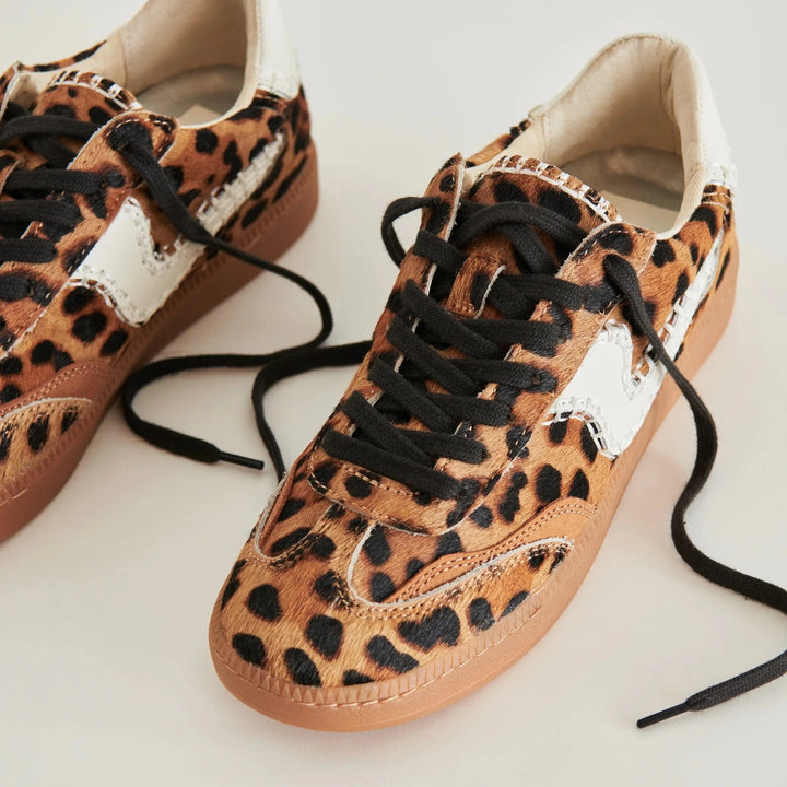 Dolce Vita Sneaker Dark Leopard Calf Hair / 6 Notice Stitch Sneakers