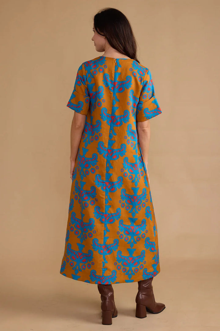 Double A Maxi Dress Colin Dress - Mughal Motif