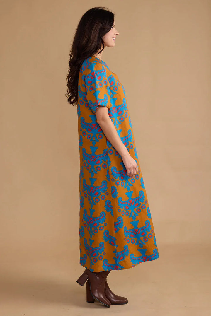 Double A Maxi Dress Colin Dress - Mughal Motif