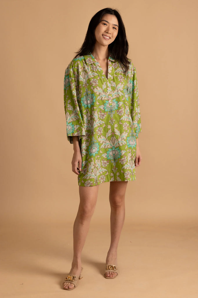 colette mini dress Colette Dress – Teal Poppy