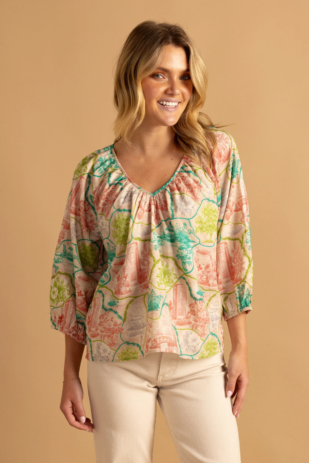 Double A Beatrice Top featuring a stylish design, lightweight fabric, and comfortable fit, perfect for casual wear.