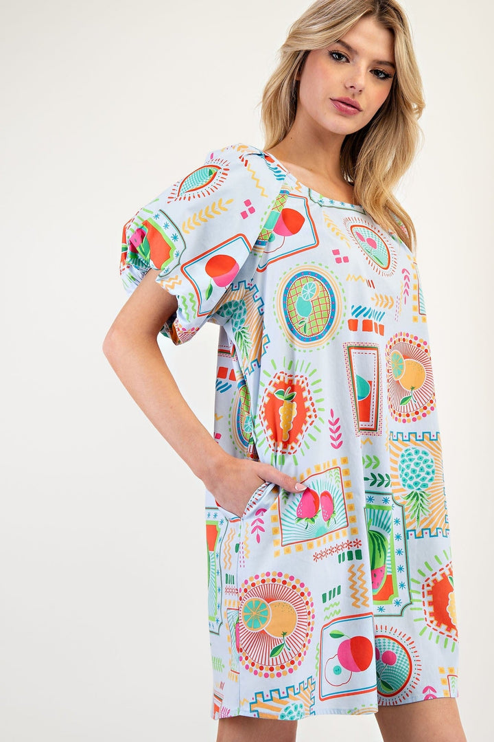 Easel Dress Quinn Poplin Dress