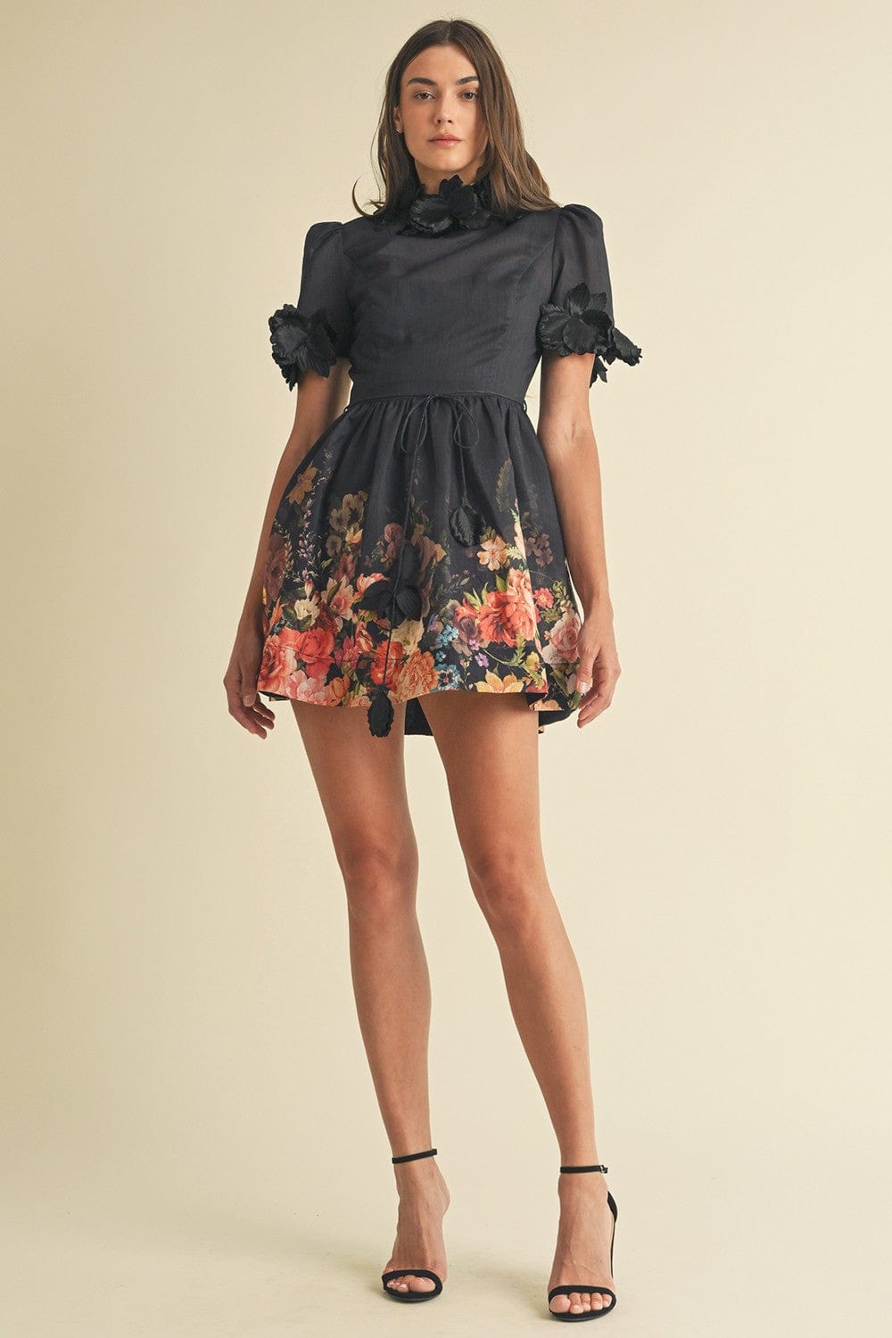 EB Luxe Dress Adeline Floral Mini Dress