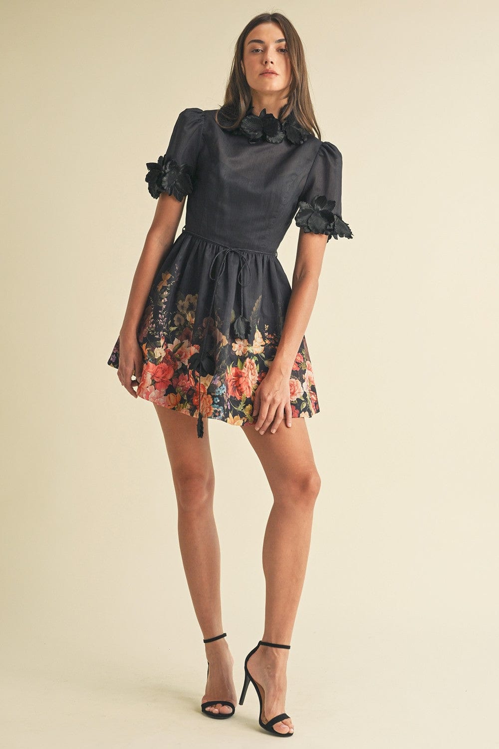 EB Luxe Dress Adeline Floral Mini Dress