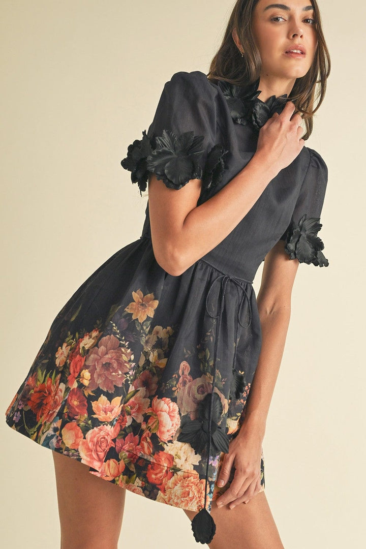 EB Luxe Dress Adeline Floral Mini Dress