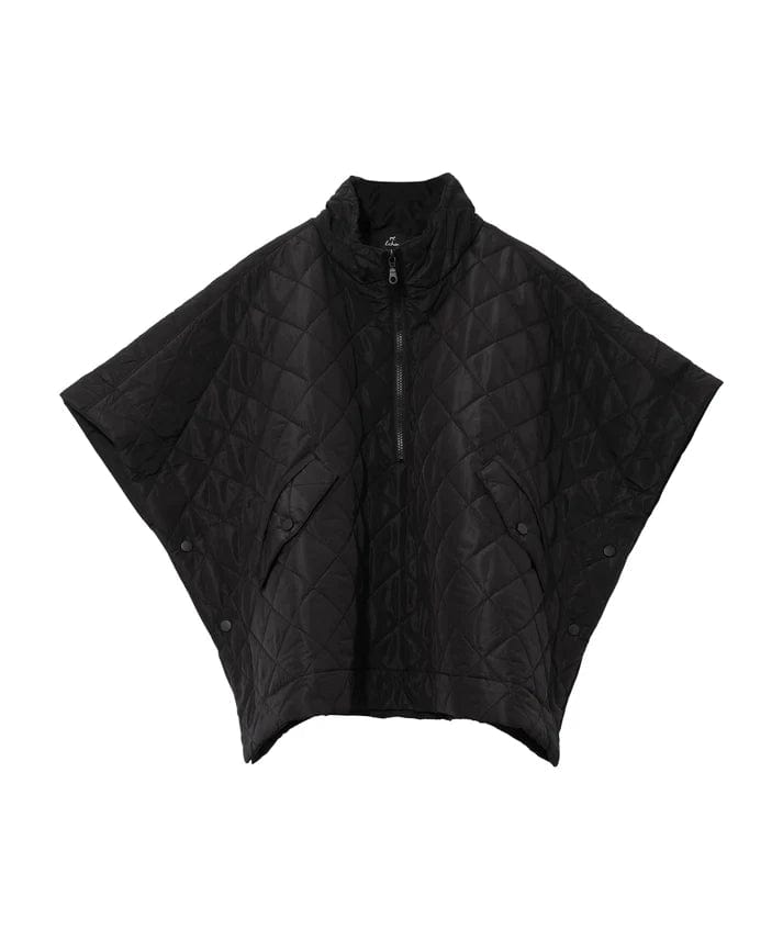 Echo Jacket Black / One Size Quilted Pancho