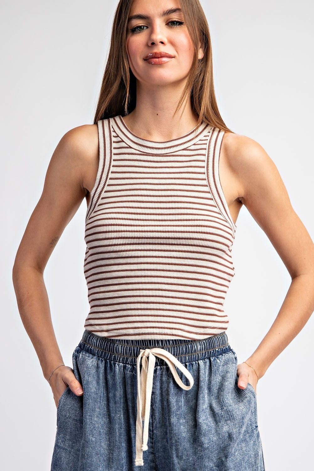 EE:Some Tank Coco / S Leyla Stripe Tank