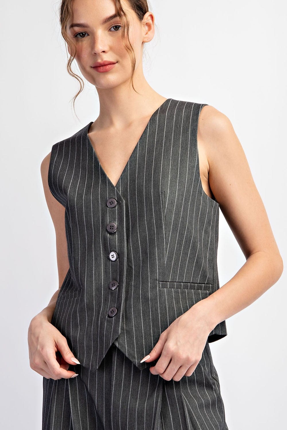 EE:Some Top Cecelia Striped Vest Top