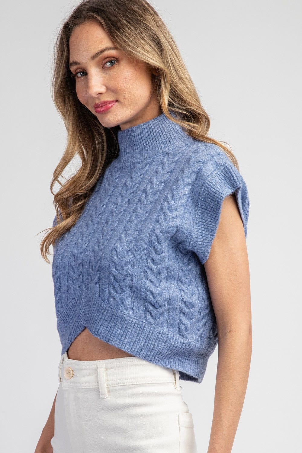 EE:Some Top Mae Mock Neck Sweater