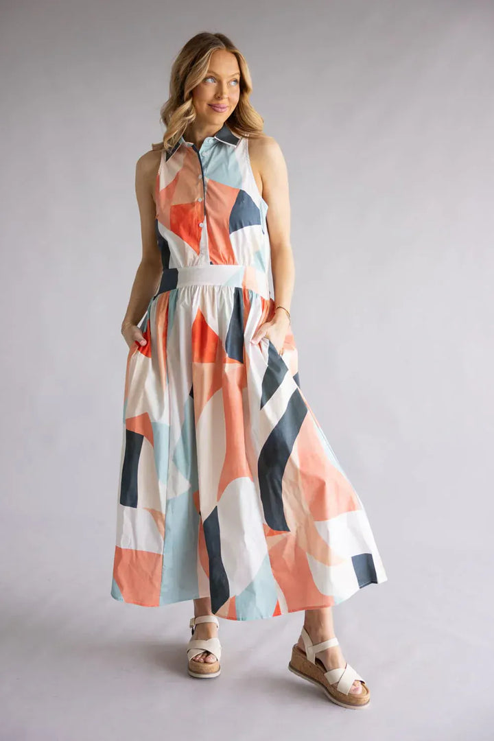 Elan Dress Multi Prism / XS Leila Maxi Dress